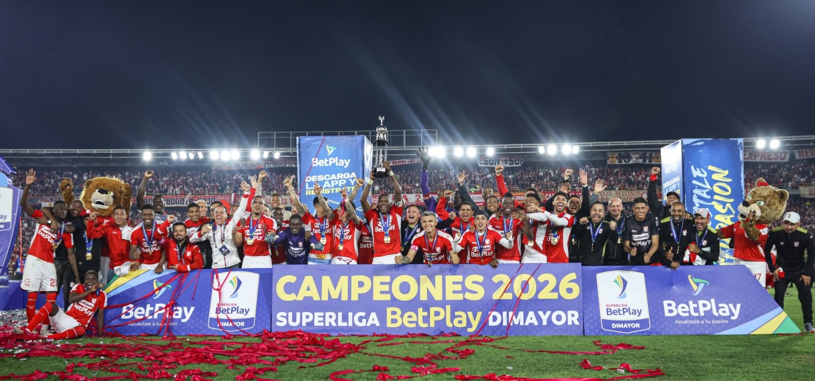 Santa Fe se quedó con el primer título del año tras vencer a Junior en la Superliga