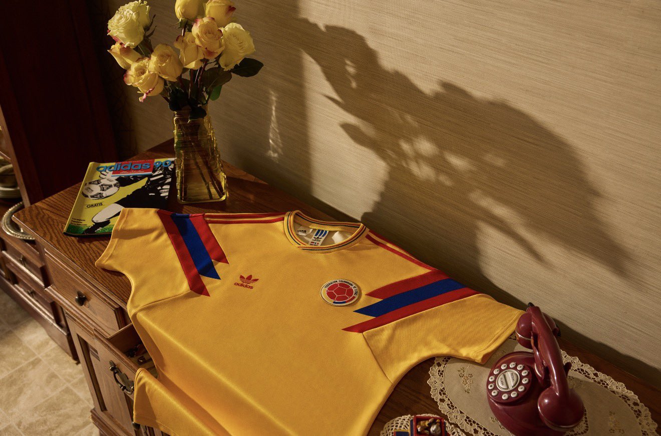 ¿Qué le pareció? Esta es la nueva camiseta retro de la Selección Colombia
