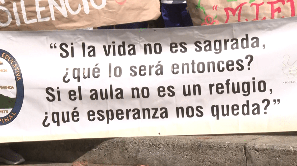 Docentes de institución educativa El Pinal denuncian intimidaciones