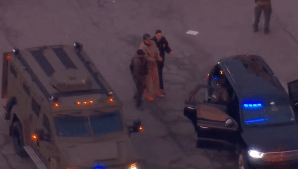 Así se vio a Nicolás Maduro en el traslado a su comparecencia en Nueva York este lunes