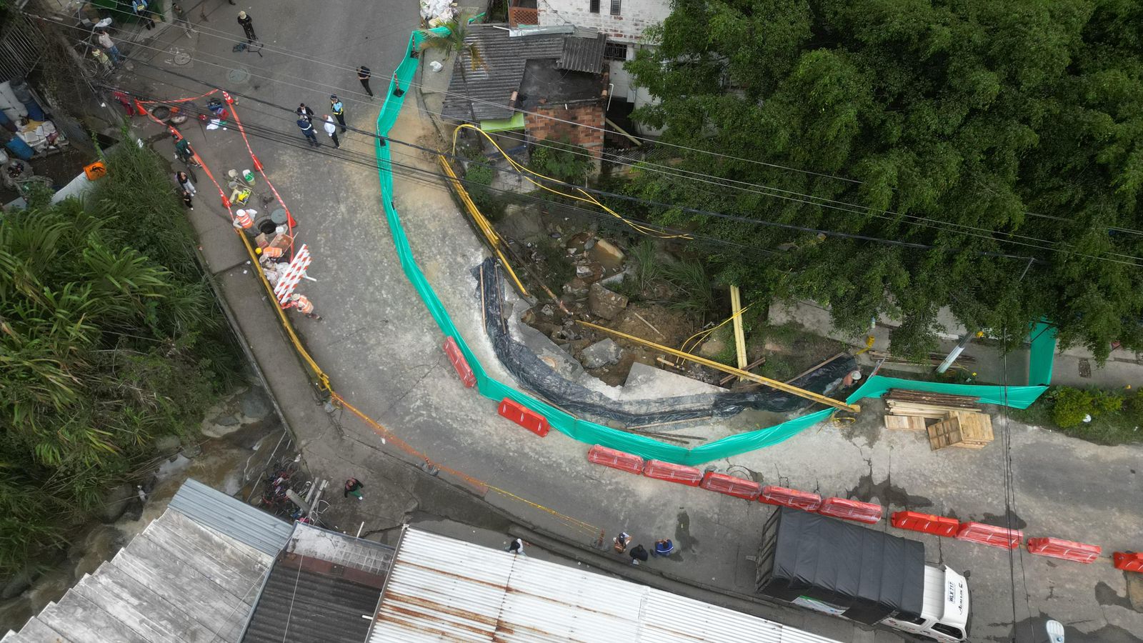 Medidas provisionales en el puente La Limona para mejorar la movilidad en Itagüí