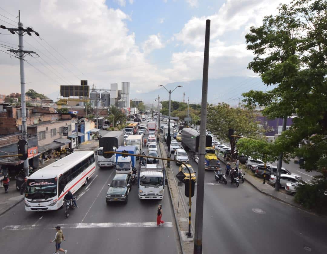 Itagüí levanta pico y placa en la Autopista Sur