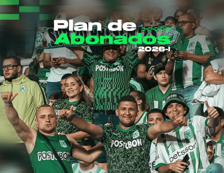 Este es el plan de abonados para los hinchas de Atlético Nacional 2026-I