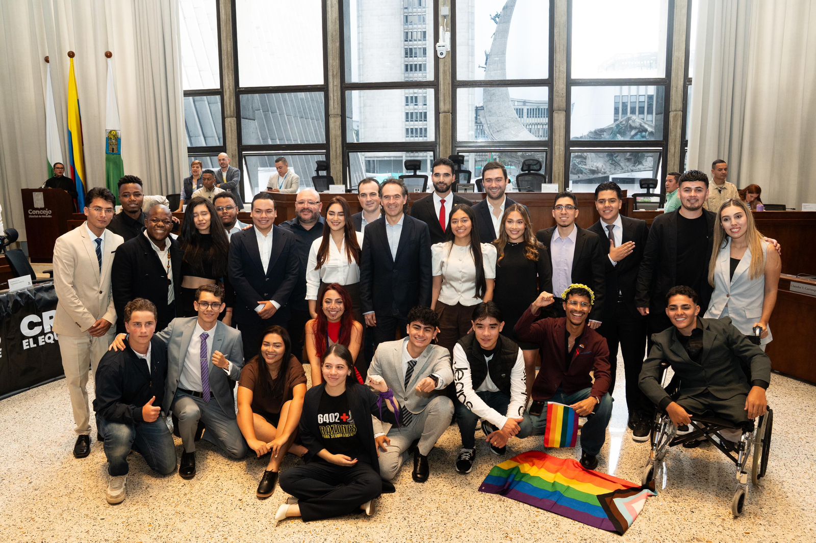 Toma de posesión de consejeros de la juventud en Medellín