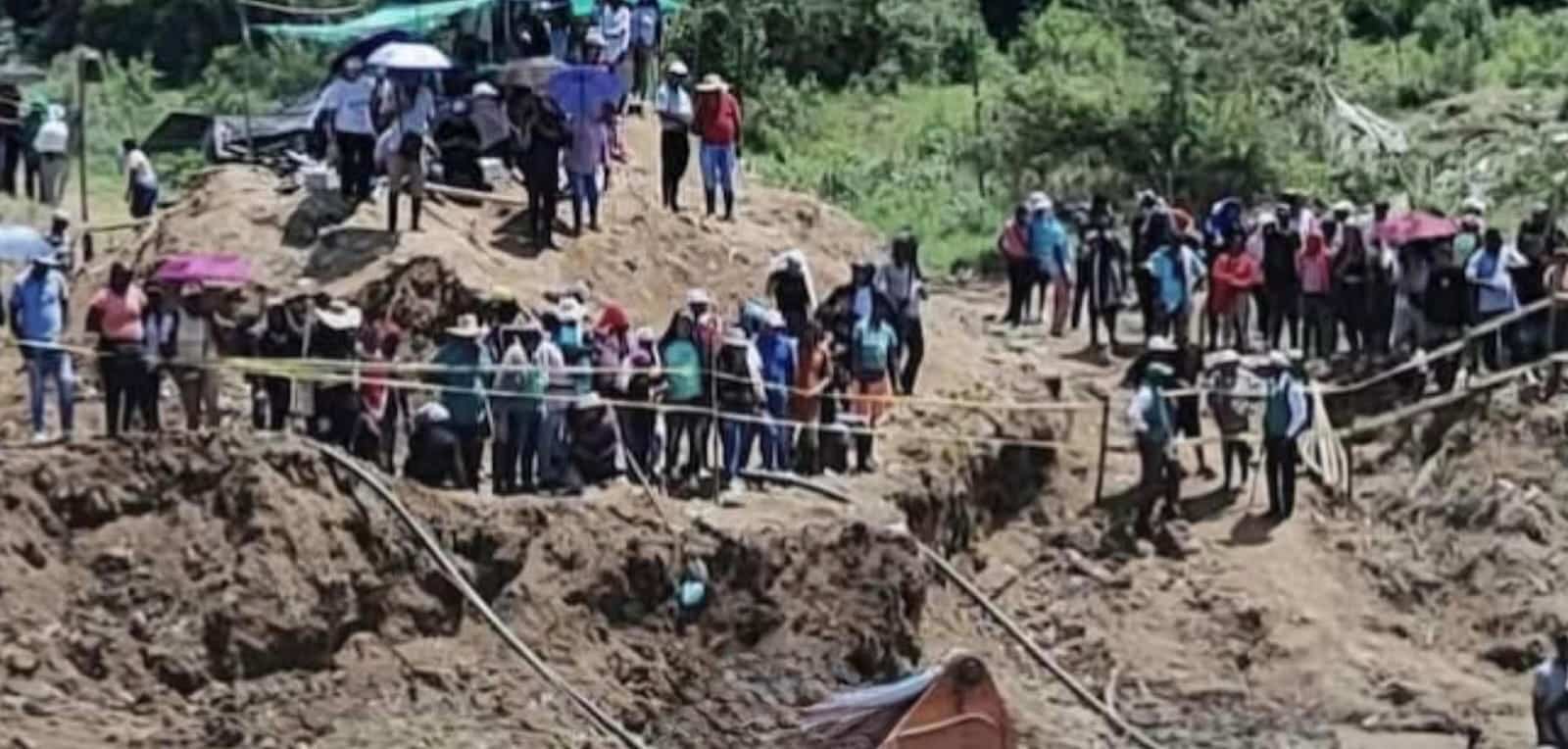 Dos mineros muertos dejó deslizamiento en mina de Anorí