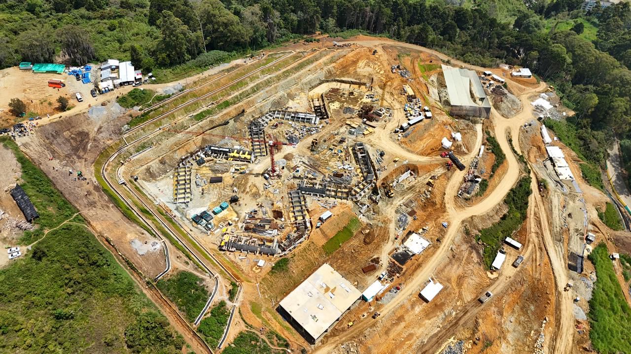 Avance de la construcción de la Cárcel Metropolitana en San Cristóbal