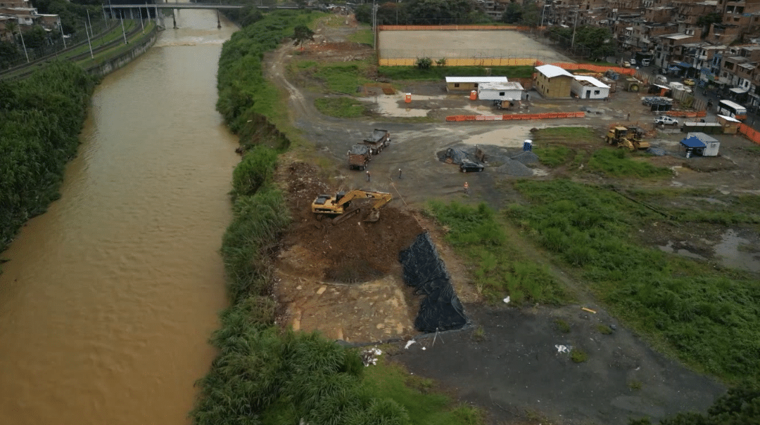 Avance de las obras de Recreo y Parque Primavera Norte en Medellín