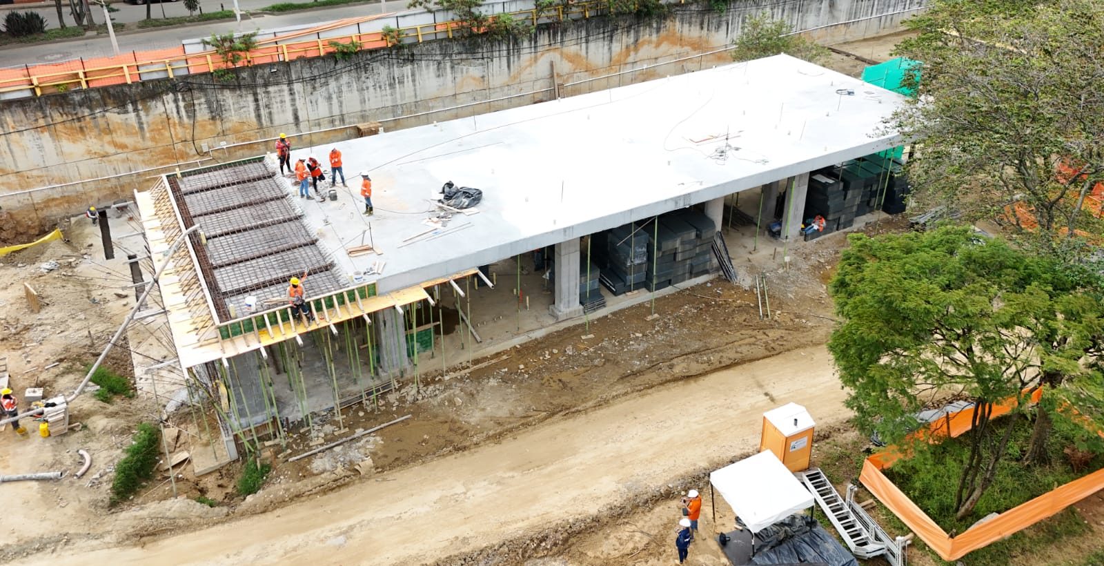 Avance en la construcción del Recreo Cultural en el Parque Primavera Norte
