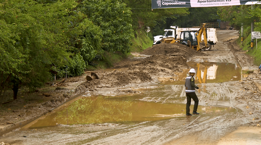 Copacabana evalúa declarar calamidad pública por emergencias causadas por lluvias