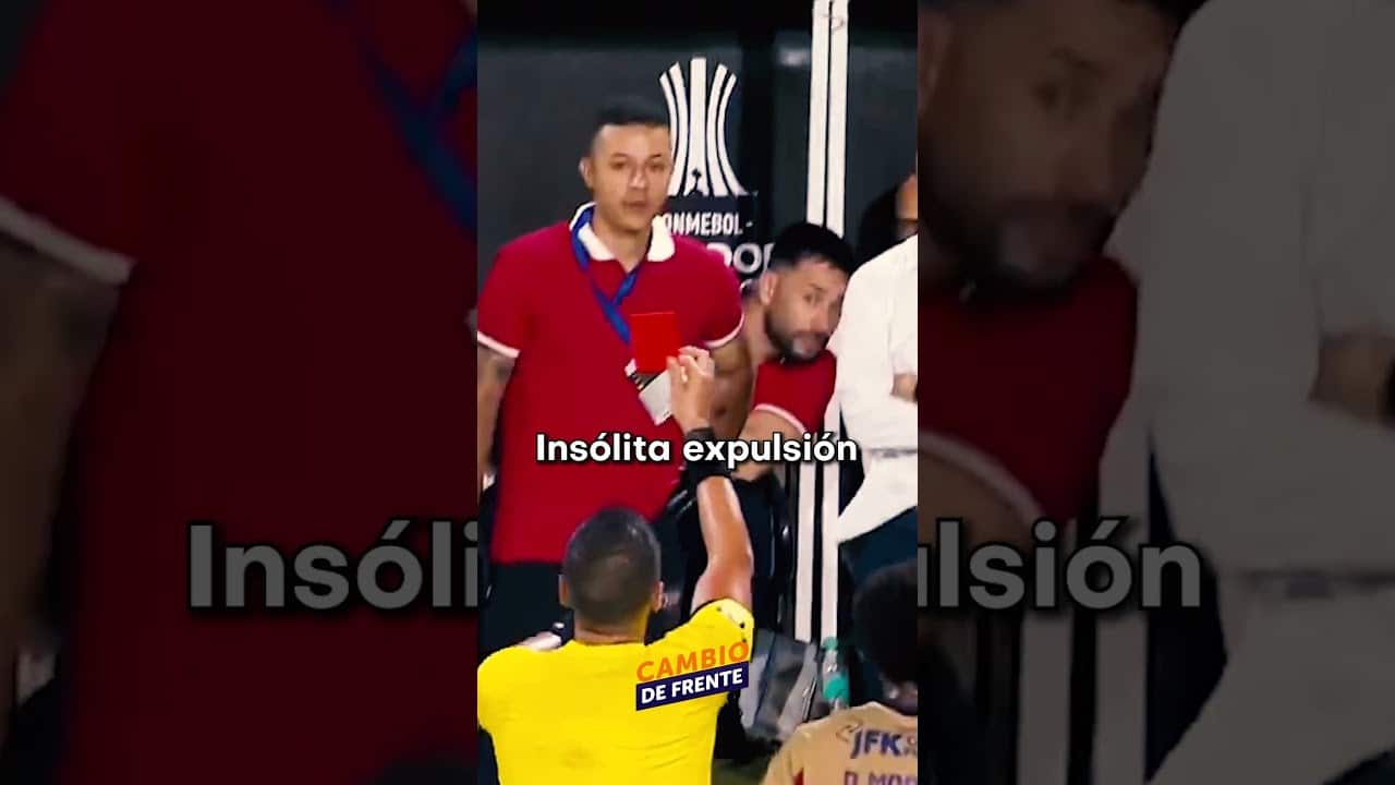 Insolita expulsión de Alejandro Restrepo en la Libertadores