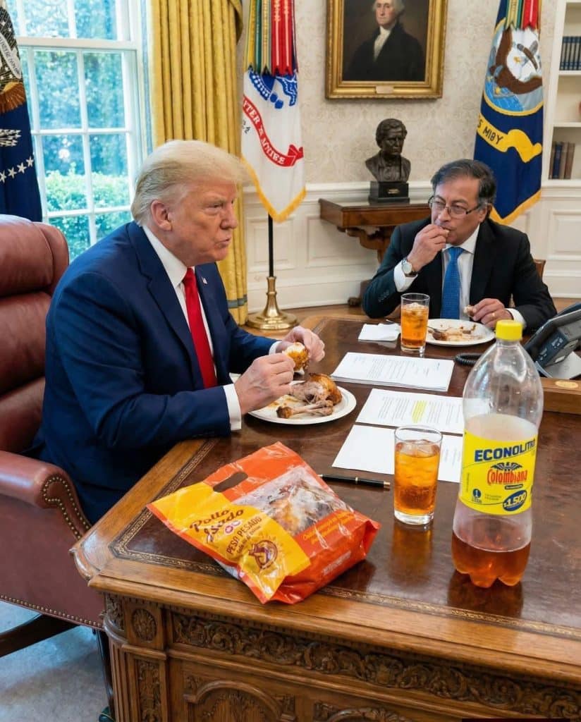 Los mejores memes que dejó la reunión entre los presidentes Trump y Petro en Estados Unidos