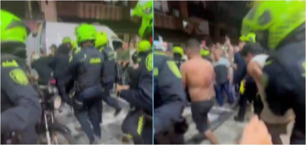 La Policía evitó el linchamiento de extranjeros en Sabaneta por presunto robo