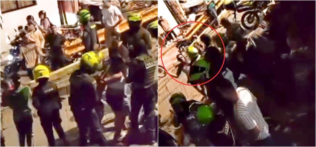 Agresión a policías en un caso de intolerancia en Manrique