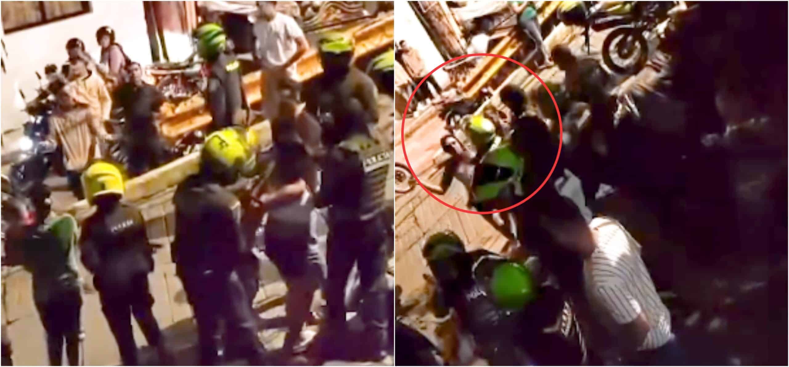 Policías fueron agredidos mientras atendían un caso de intolerancia en Manrique