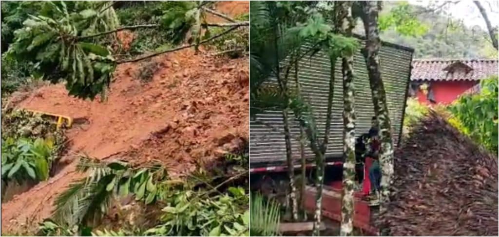 Deslizamiento de tierra provoca cierre total en la Autopista Medellín-Bogotá