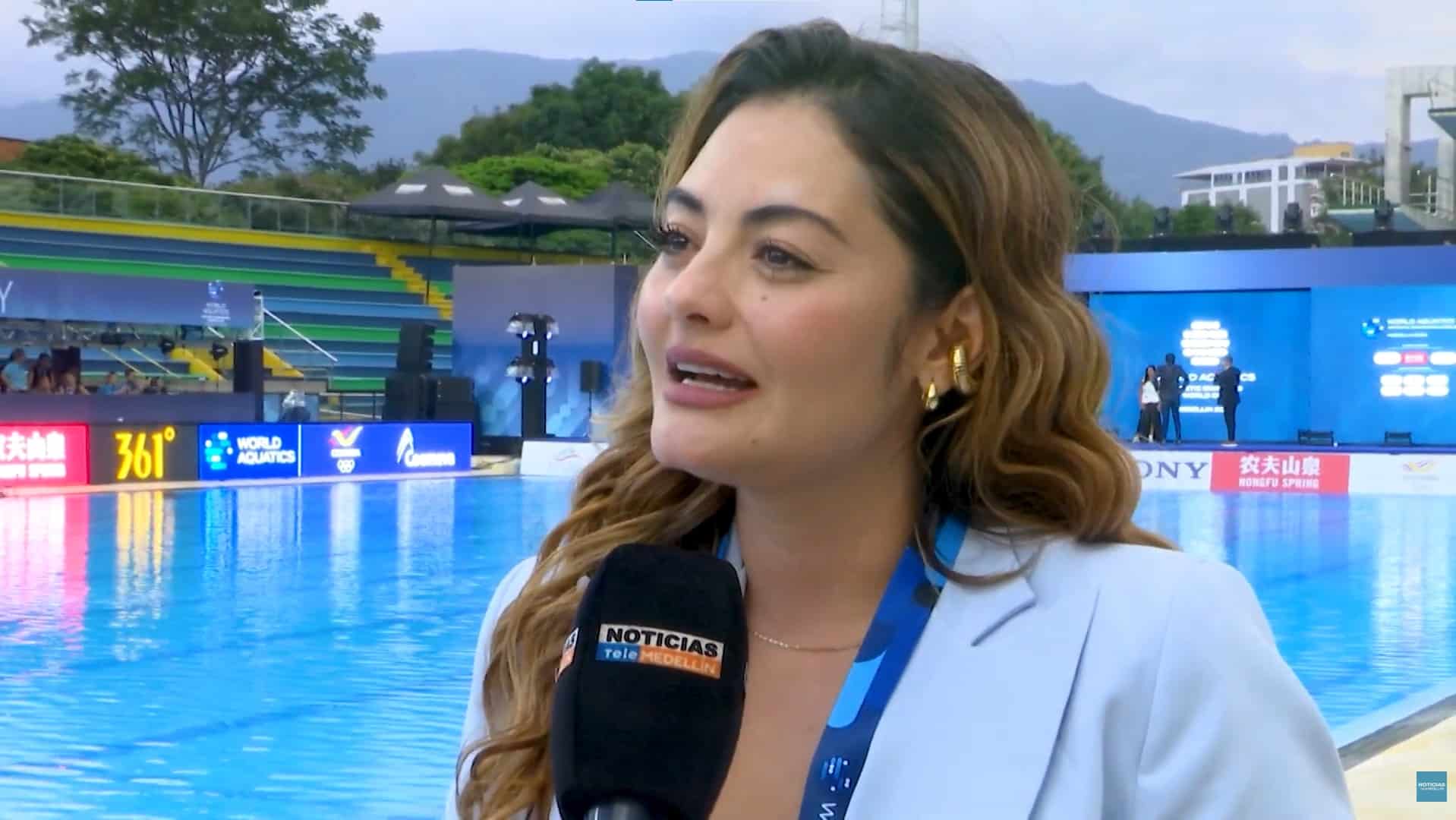 Yuri Vargas se convierte en embajadora de la Copa Mundo de Natación Artística