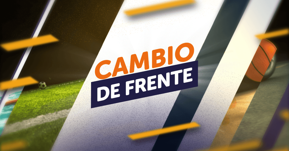 Banner con el logo del programa deportivo Cambio de Frente