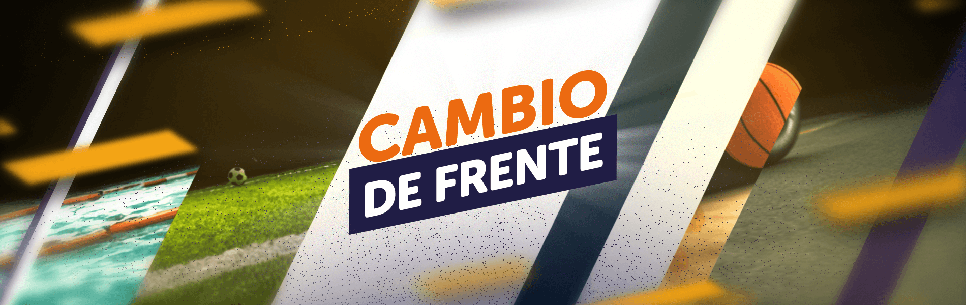 Banner con el logo del programa deportivo Cambio de Frente
