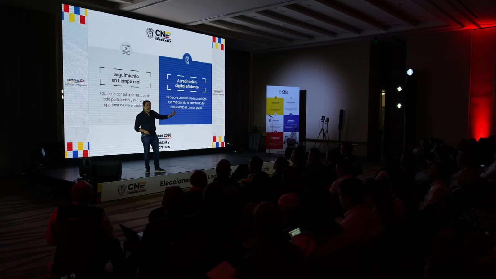 CNE presentó plataforma única de postulación y acreditación de actores electorales