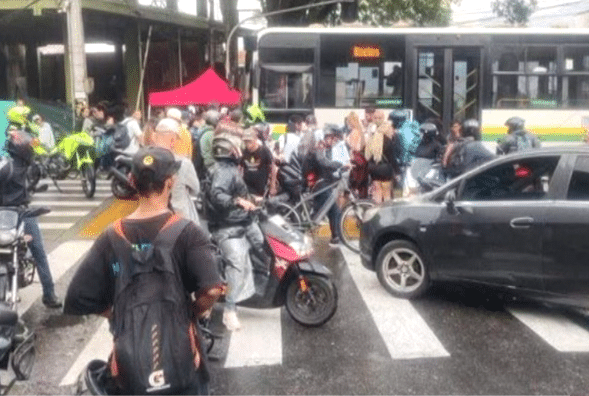 Continúan los accidentes en el corredor de la 45 de Metroplús