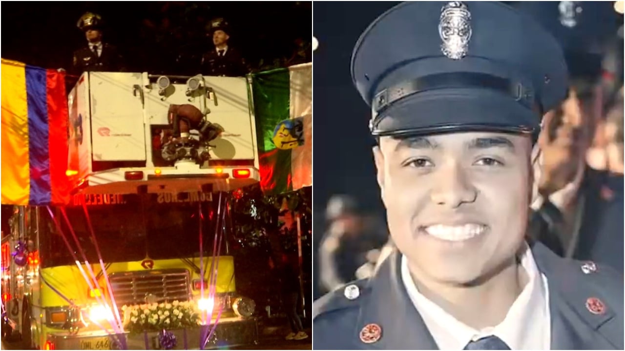 Despedida a Iván Posada: un bombero que dejó huella