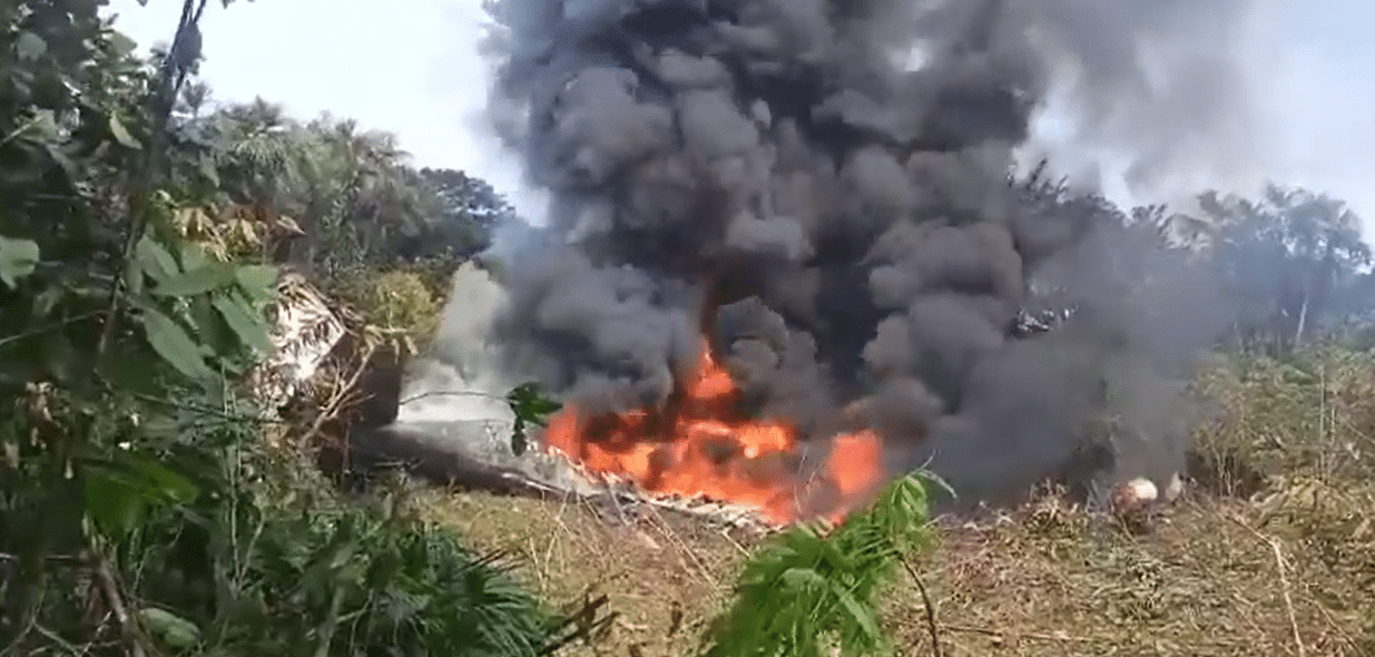 Avión de la Fuerza Aérea se accidentó en Putumayo con cerca de 100 personas a bordo