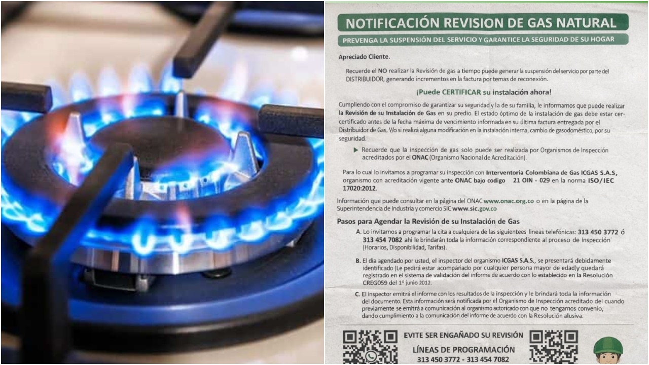 Con este falso comunicado suplantan a EPM para estafar con la revisión de gas en Medellín