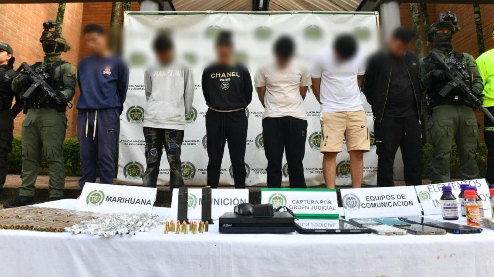 Desarticulan célula de las disidencias del 36 en el área metropolitana de Medellín