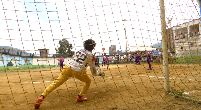 El mundialito de fútbol en la cárcel Bellavista
