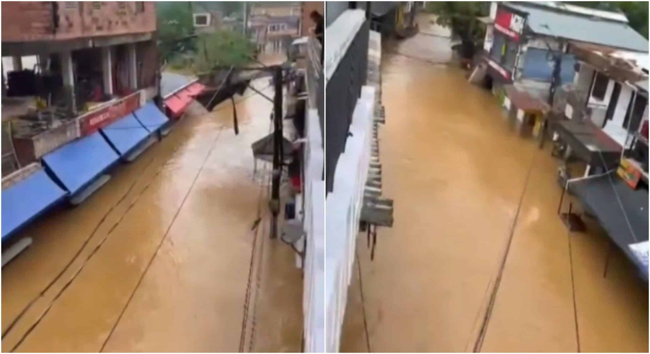 Fuertes lluvias provocaron el desbordamiento del río Nechí en Zaragoza