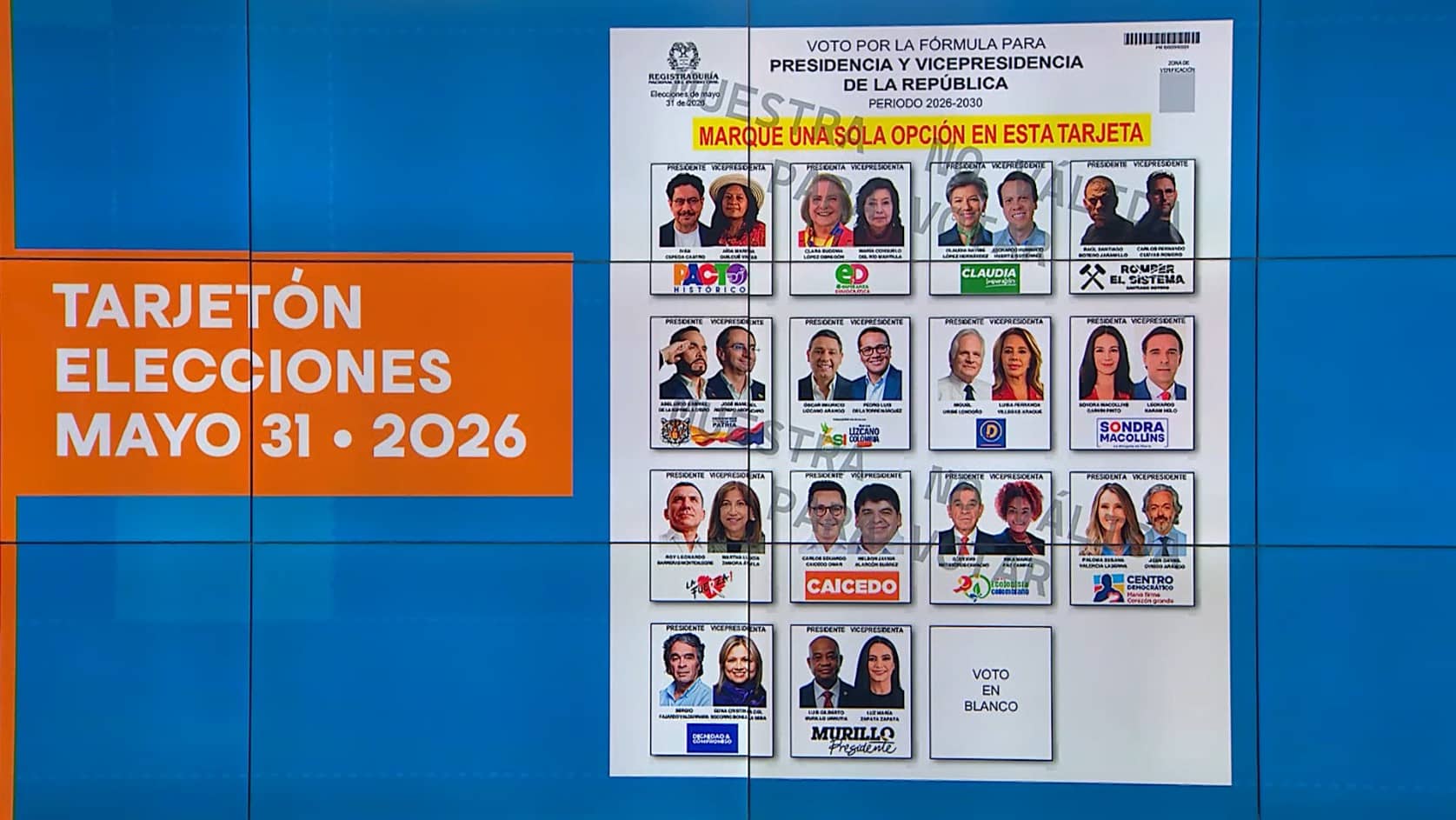 ¿Incide la posición del candidato en el tarjetón de las elecciones presidenciales? Experta analiza