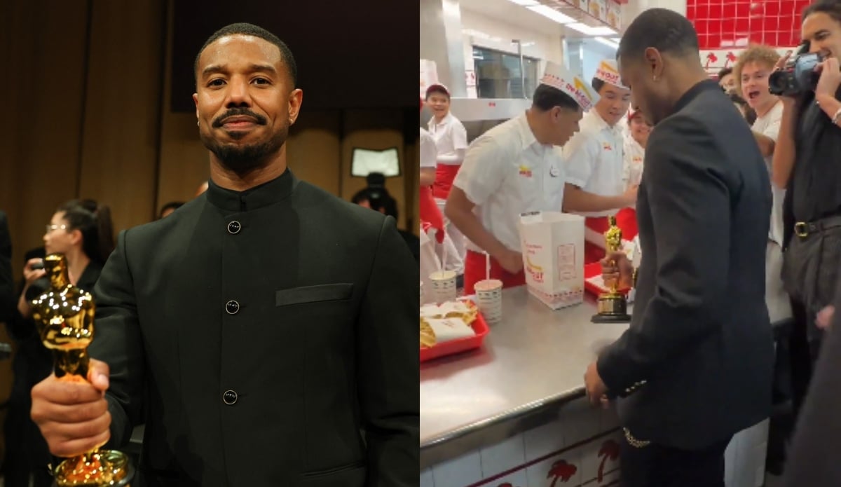 Michael B. Jordan, ganador del Óscar a mejor actor, causa sensación en restaurante de hamburguesas  