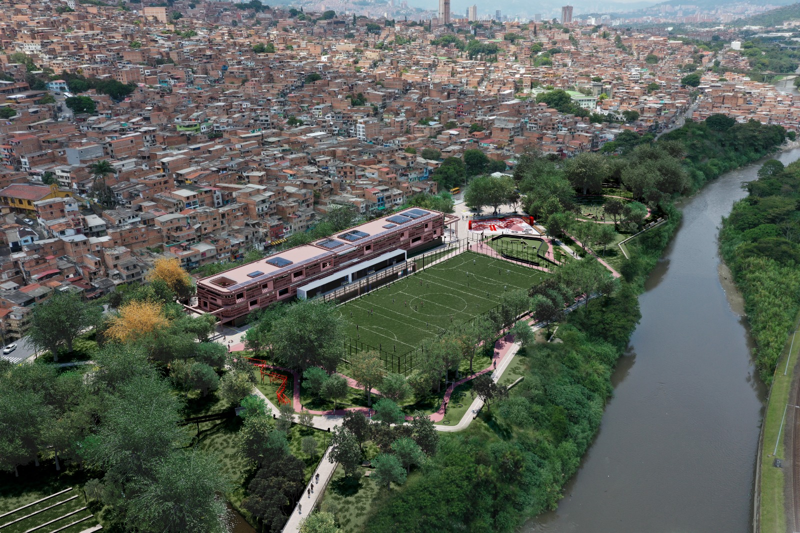 Avanza la construcción del Jardín Infantil Buen Comienzo Primavera Norte en Medellín