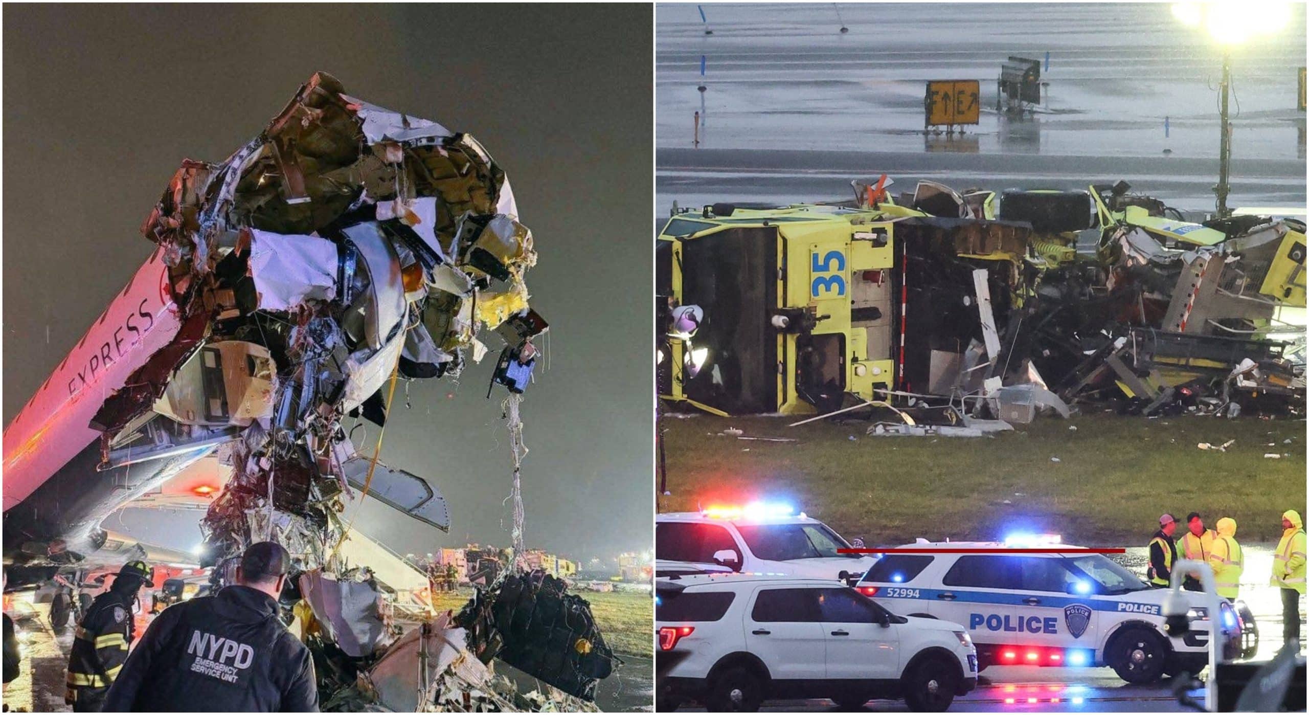 Piloto y copiloto murieron en accidente en el aeropuerto de Nueva York
