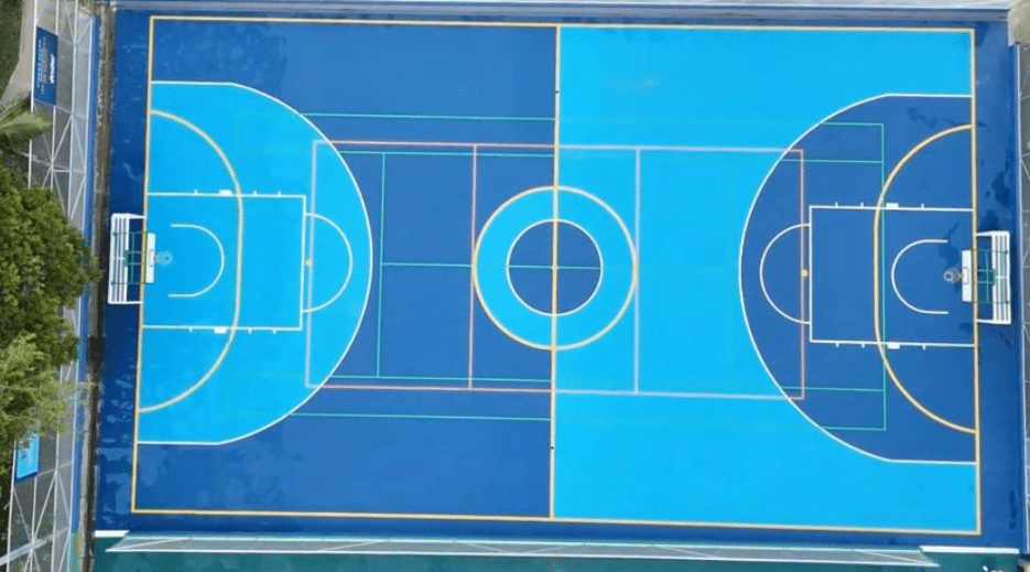 Remodelaron las canchas polideportivas de Santa Lucía y así quedaron