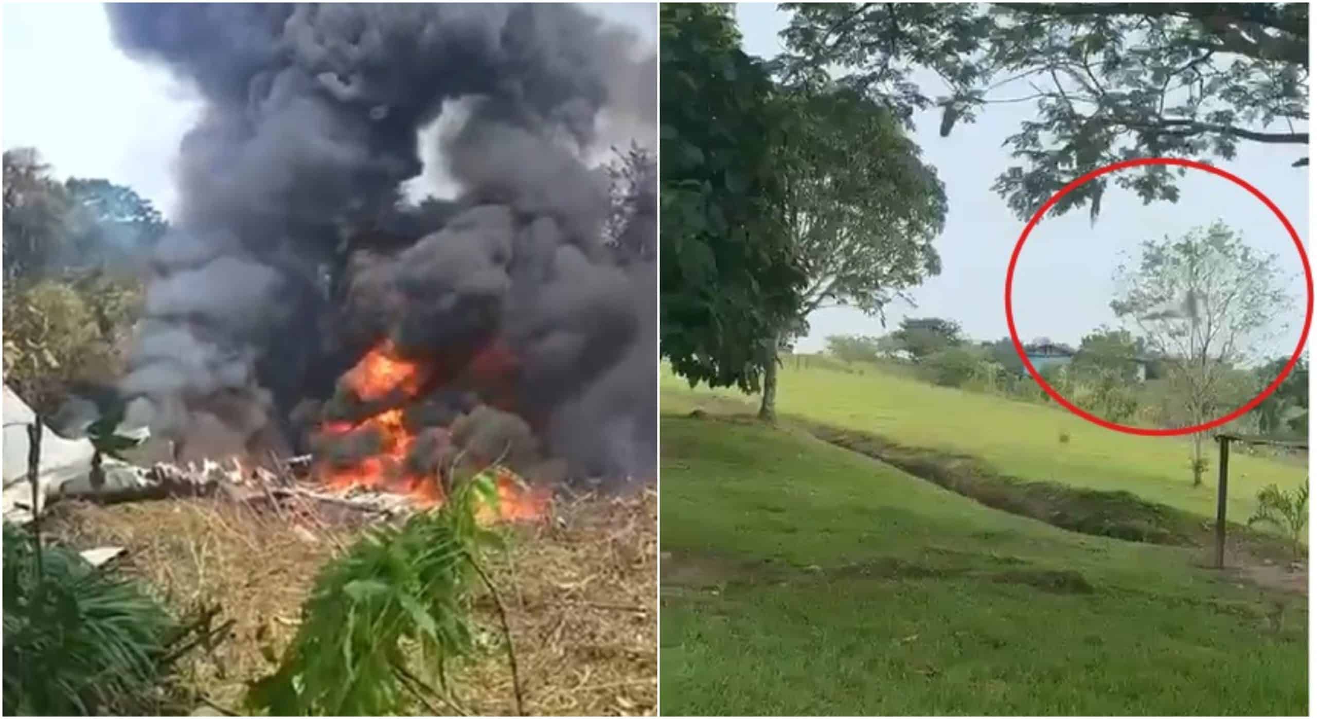 [Video] Se conoce el momento exacto del accidente del avión de la FAC en Putumayo