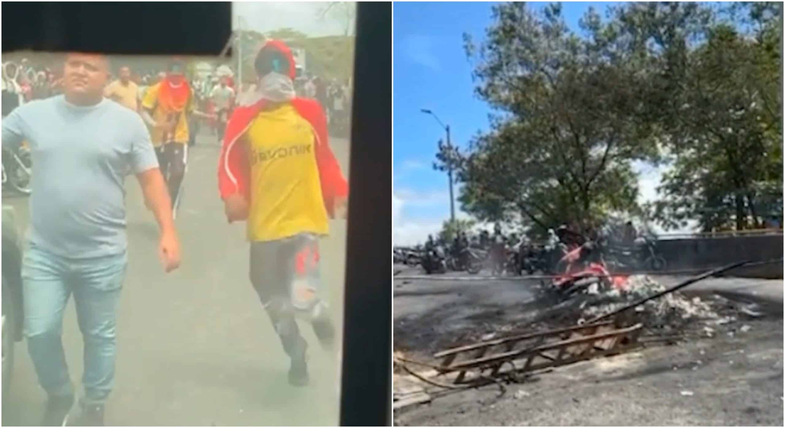 Se registran hechos de violencia luego de la suspensión de la mesa de diálogo del paro minero