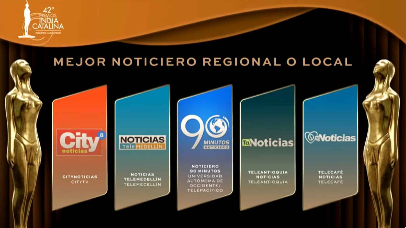 Telemedellín obtiene 6 nominaciones a los premios India Catalina 2026