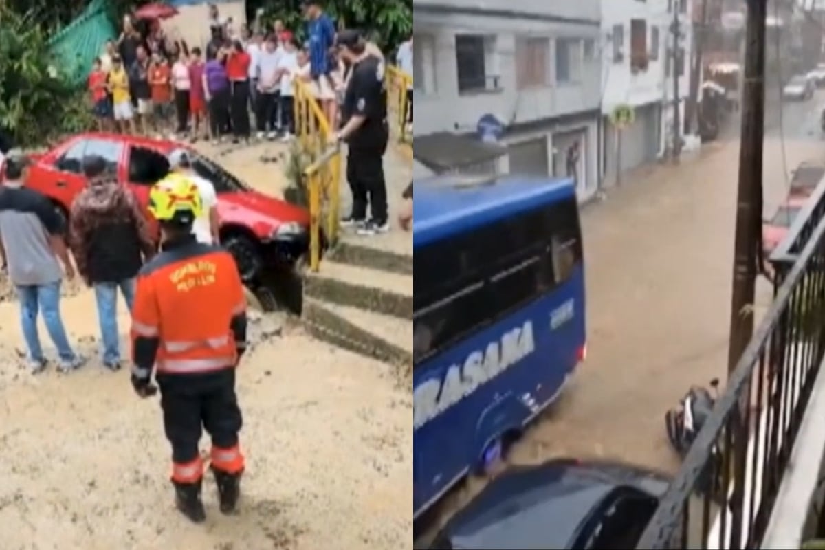 Fuertes lluvias causaron emergencias en el sur y occidente de Medellín