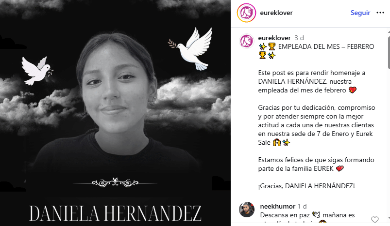 “Salió mal”: publicación de la empleada del mes se hace viral por su similitud con un obituario