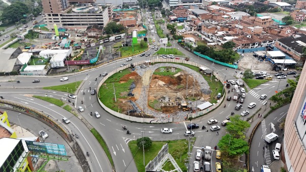 Obras viales transforman la movilidad en el sur del Valle de Aburrá