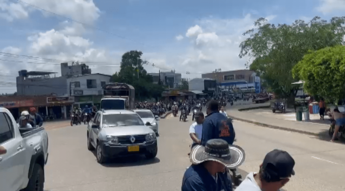 Tercer día del paro minero en Bajo Cauca y sur de Córdoba