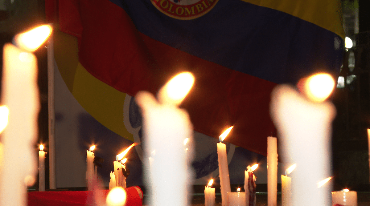 Así fue la velatón en Medellín por los militares víctimas del accidente aéreo en Putumayo