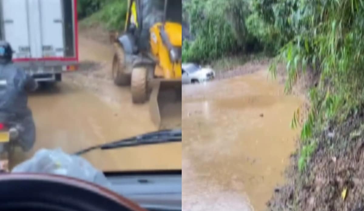 Fuertes lluvias causan afectaciones en las vías del Suroeste antioqueño