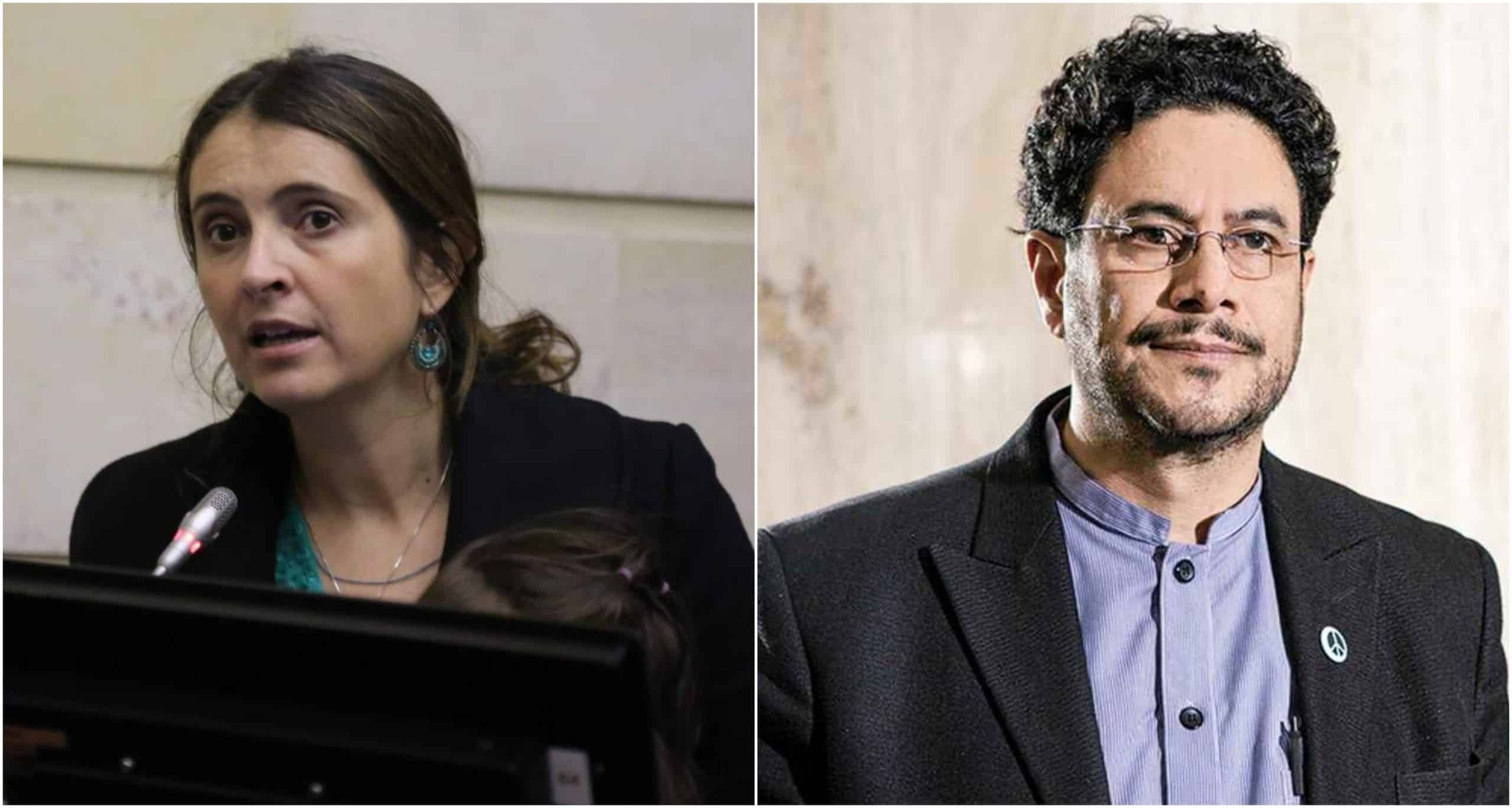 Así fue el rifirrafe en el Congreso entre los candidatos Paloma Valencia e Iván Cepeda