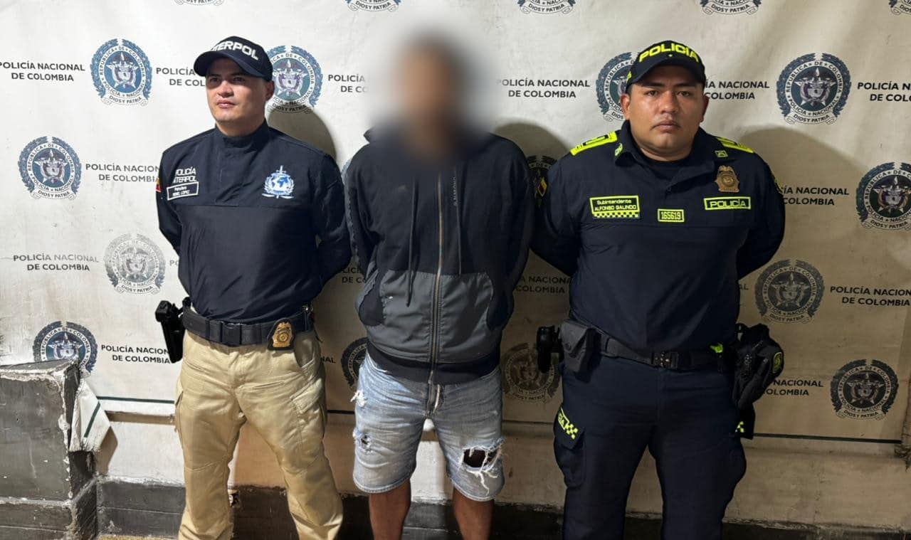 Capturan a ciudadano panameño en Medellín quien tenía circular roja de Interpol