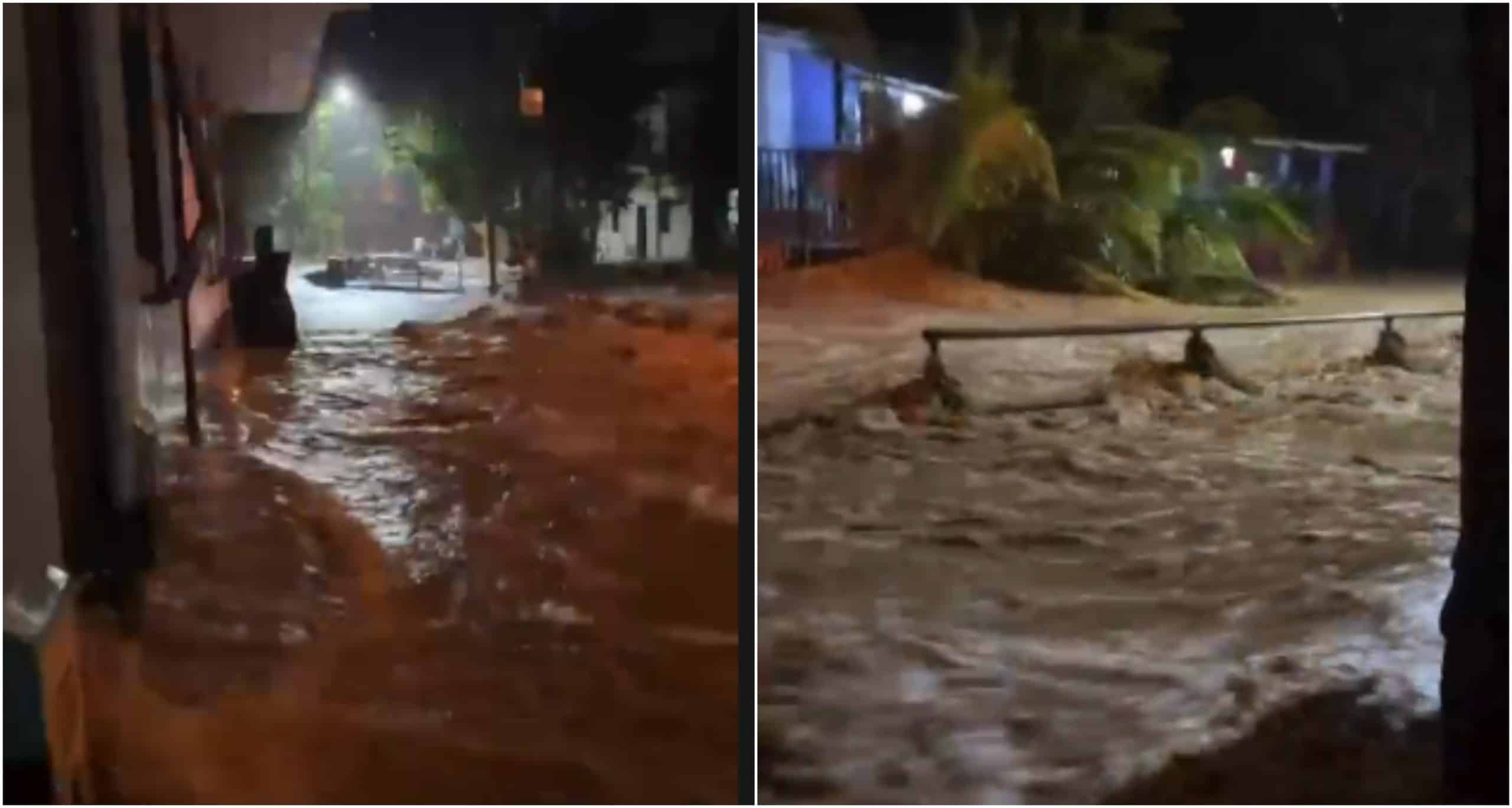 [Video] Desbordamiento de una quebrada generó pánico en Caracolí