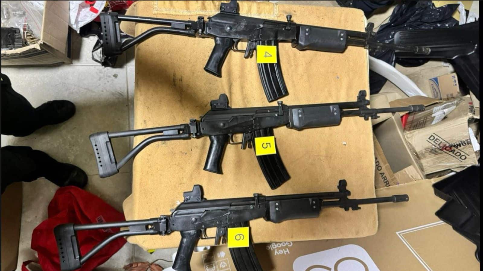 Descubren taller en Medellín donde reparaban armas para grupos ilegales