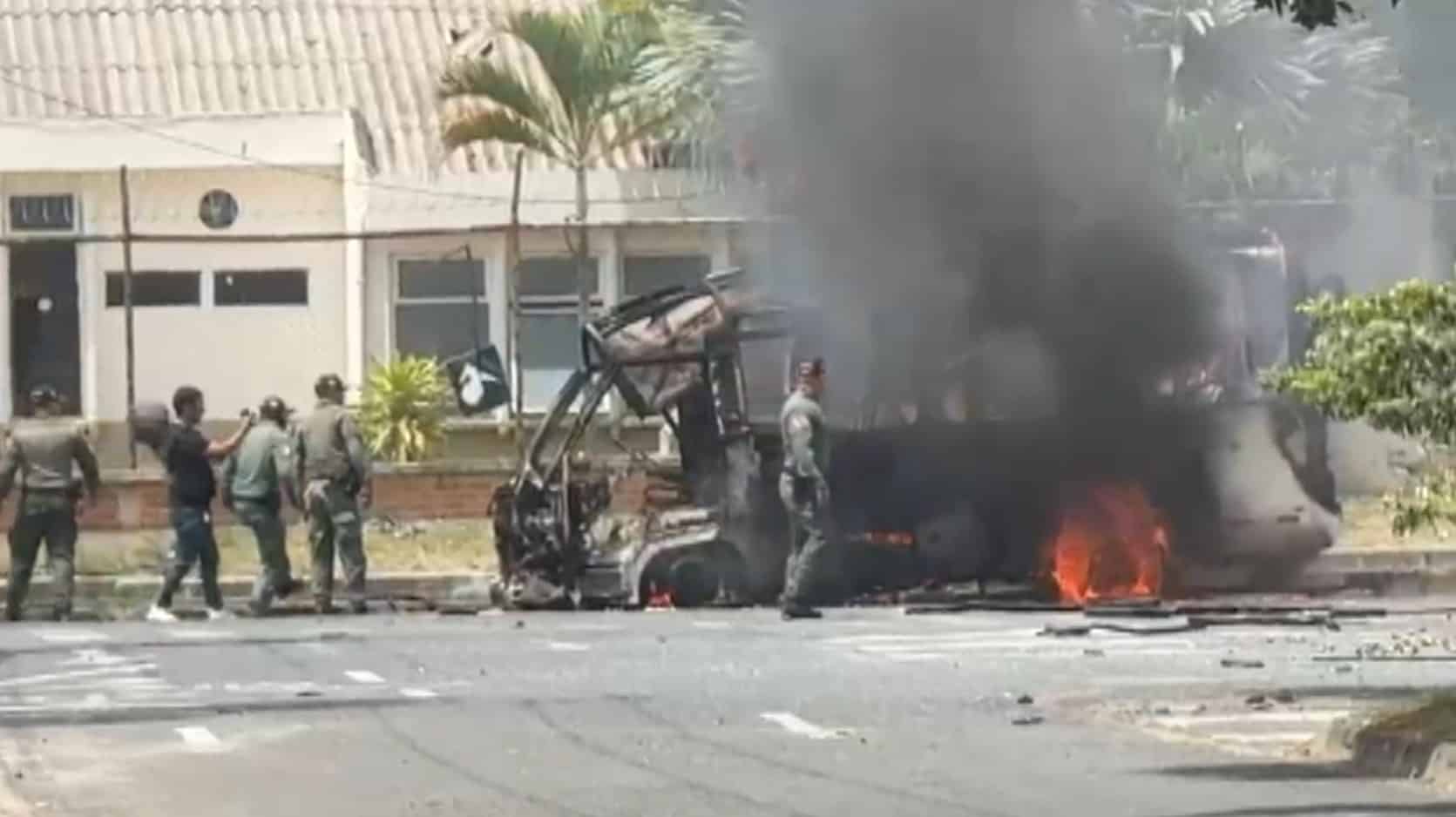 Detalles del atentado con explosivos contra el Batallón Pichincha de la Tercera Brigada en Cali