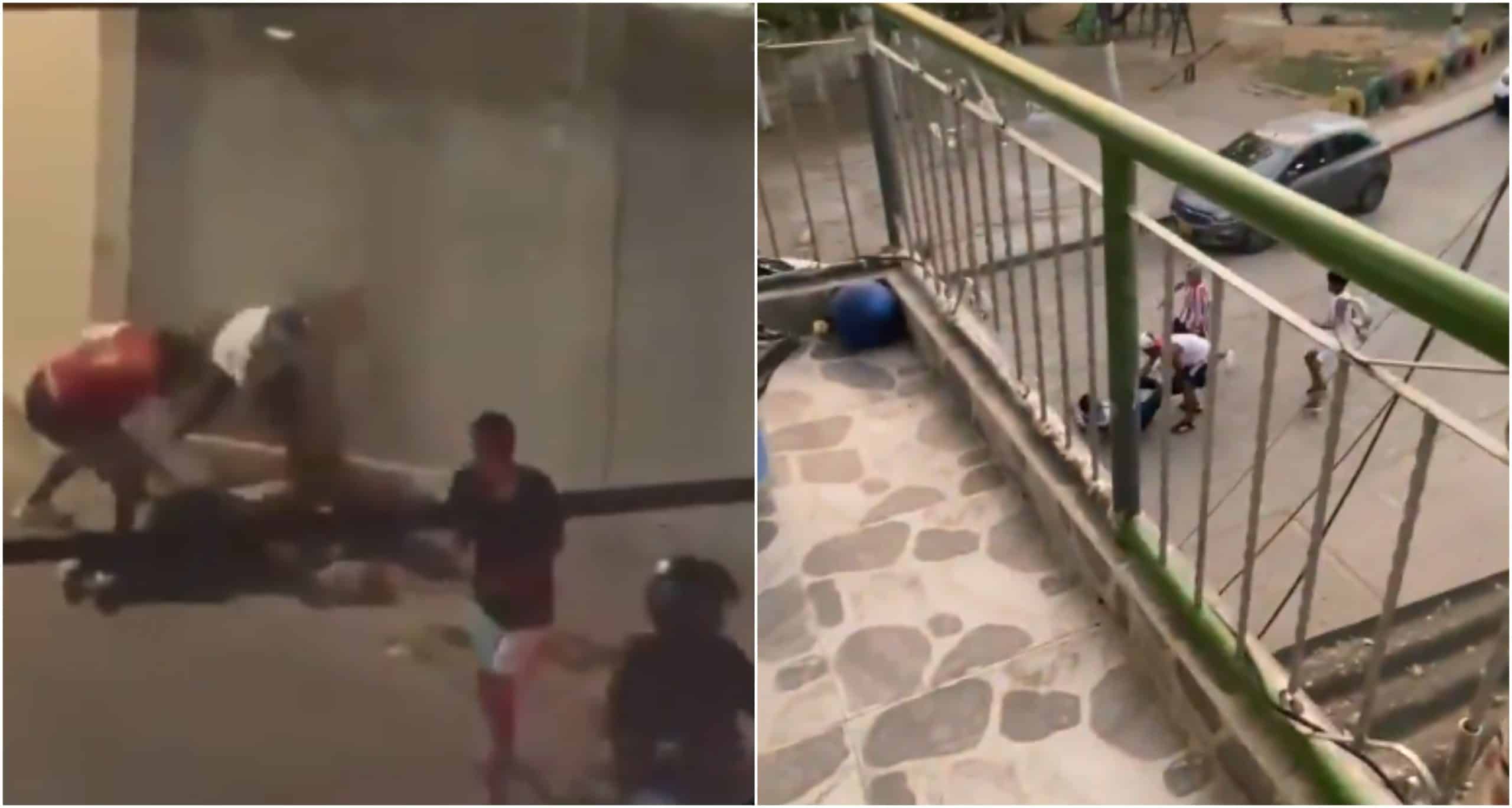 Enfrentamientos entre seguidores del Junior y Real Cartagena en alrededores del estadio Jaime Morón